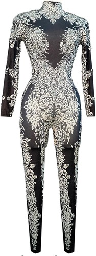 Women sexy rhinestone long - sexy,