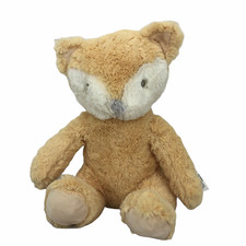 Soft Fox Plush Woodland Forest Embroidered Eye Silver One Stuffed Animal