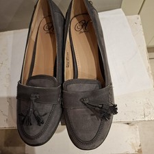Mantaray black flat shoes size
