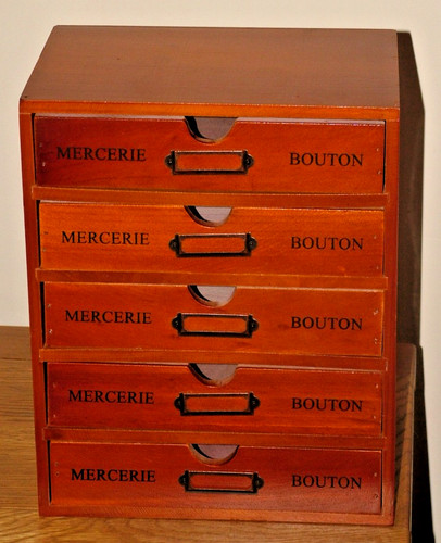 Large drawer wooden cabinet - 5,