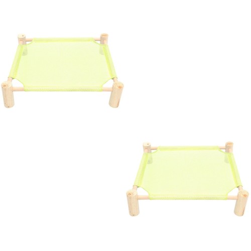 Wooden rack hammock bed green - rack,