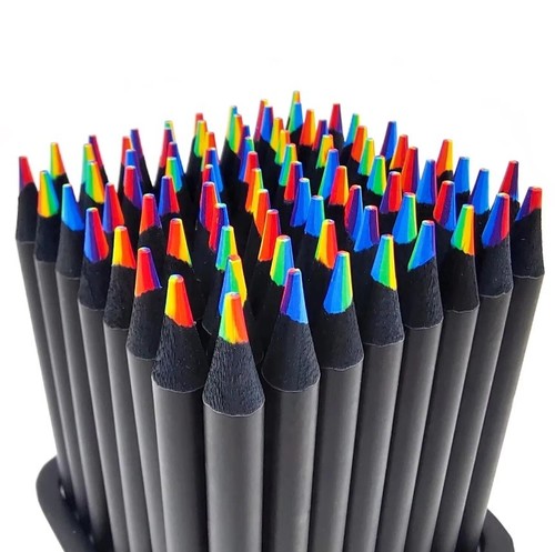 10x wood rainbow - 10x, pencils