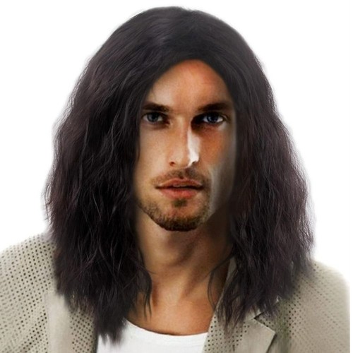 Long curly hair synthetic - curly,