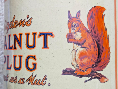 Ogdens walnut plug - plug, tobacco