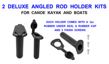 2 DELUXE ANGLED CANOE KAYAK