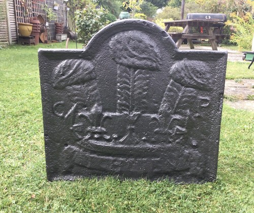 Fire back plate - back, iron