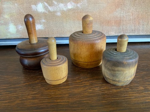 Four french wooden - wooden, carved