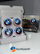 BMW Floating Centre Caps 50th Anniversary Edition 68MM - Set Of 4