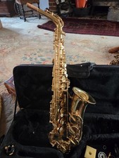 Elkhart Alto Saxophone 100AS, beautiful condition with bag, handles & straps