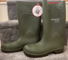 Dunlop PuroFort UK 9 FoodPro MultiGrip Mens Safety Work Steel Toe Wellie