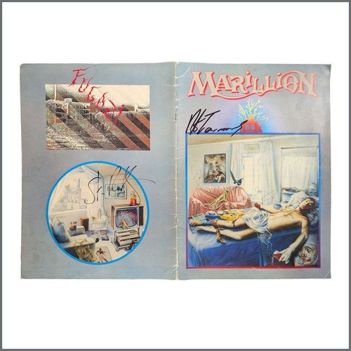 Marillion 1984 signed tour - 1984,