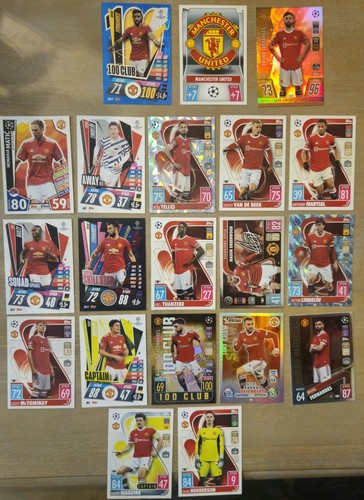 Man united match attax lot - united,