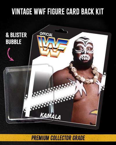 Wwf kamala card back - kamala,