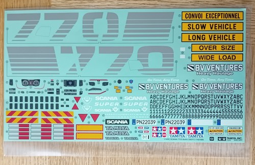 Tamiya 56371 scania 770s - 770s, 8x4