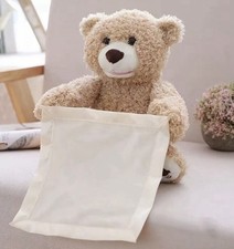 Peek a Boo Teddy Bear Plush Interactive Soft Toy Doll for Kids
