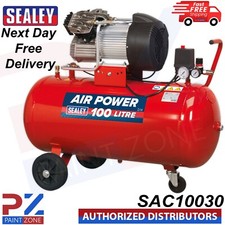 Sealey SAC10030 100L V-Twin