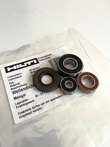 Rotor bearings armature oil - rotor,
