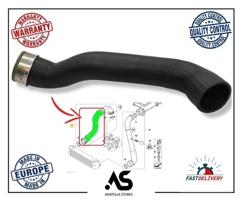 Intercooler turbo hose - intercooler, right