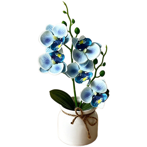 Artificial orchid plant pot - artificial, in