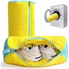 Shoe Washing Machine Bag with Soft Bristle Brush Set