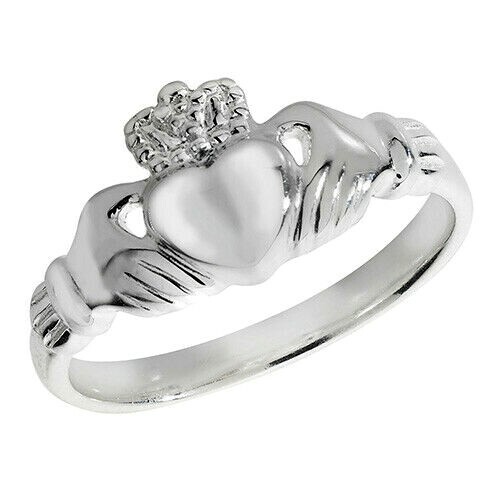 Silver claddagh ring irish - silver,