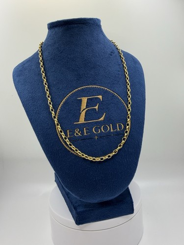 9ct gold belcher - 9ct, chain