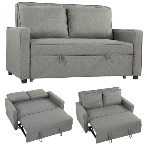 Homcom seater sofa - 2, bed