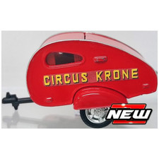 Cararama 1:43 Scale Tear drop Caravan 1950 'Circus Krone'