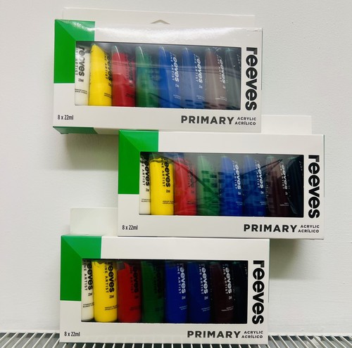 Reeves fine acrylic paint set - paint,