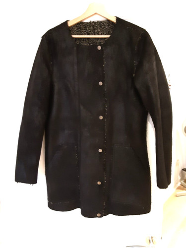 Only ladies medium black faux - medium,