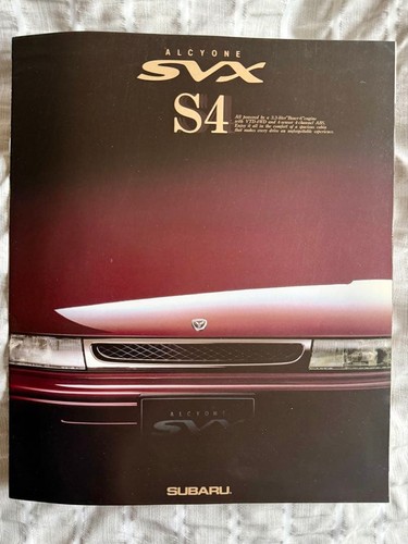 Subaru svx catalog - subaru,