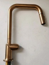 Brizo 63065LF-GLLHP Odin 1.8 GPM Single Hole Pull Down Kitchen Faucet, Luxe Gold