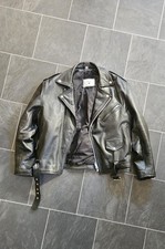Mens Black Leather Vintage