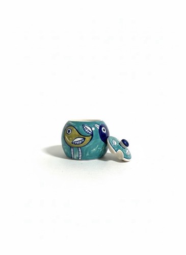 Hand painted ceramic bird - hand-painted,