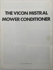 Vintage Vicon Mistral Mower