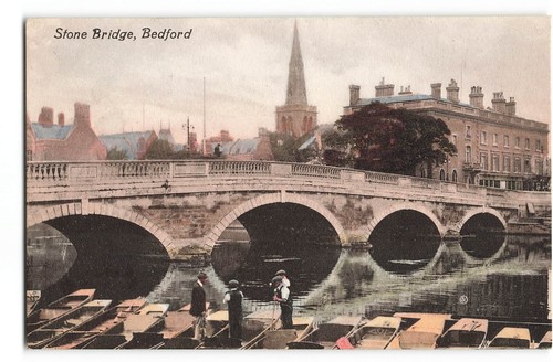 Stone bridge bedford river - stone,