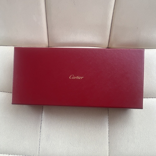 Cartier red rectangular - red, lined