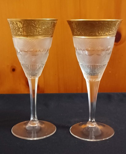 Moser splendid cut glass - 2, 24k