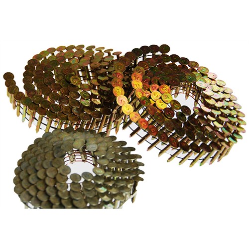 Roofing clout coil nails - coil,