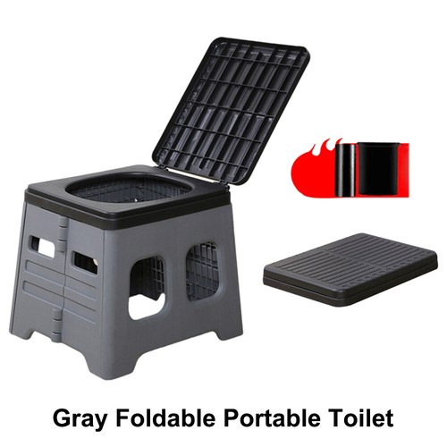 Folding camping toilet compact - folding,