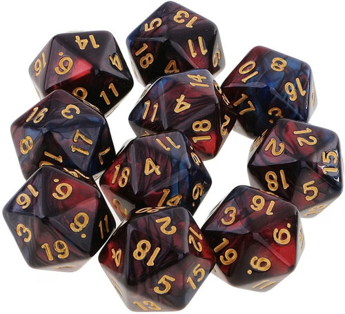 Dzxin dnd game d20 - dice, set