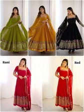 bollywood PartyWear anarkali salwar kameez suit Gown Indian pakistani Designer 1