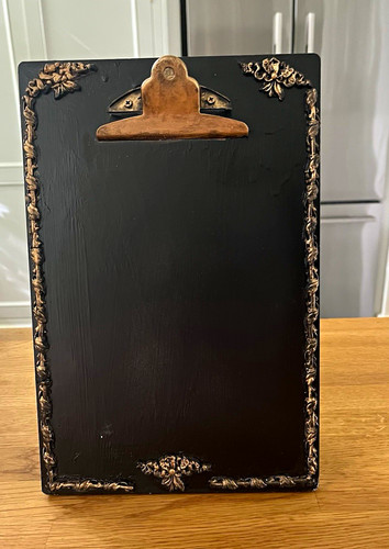 Black and brass wooden - brass,