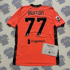 Match Worn Issued Gianluigi Buffon 2020/2021 Juventus FC Goalkeeper Shirt COA 