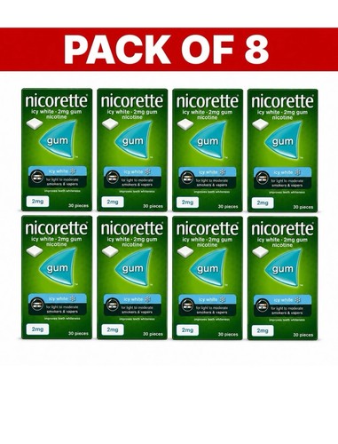 Pack nicorette 2mg gum - of,