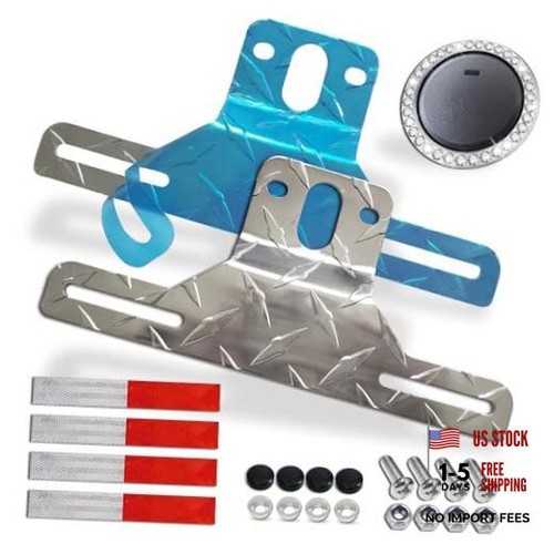 Trailer license plate bracket - license,