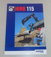 Brochure Hiab Truck Loading Crane 115 Stand 09/1999