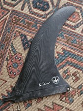 Flying Diamonds Ben Skinner SUB 10in Longboard Surfboard Single Fin Black Volan