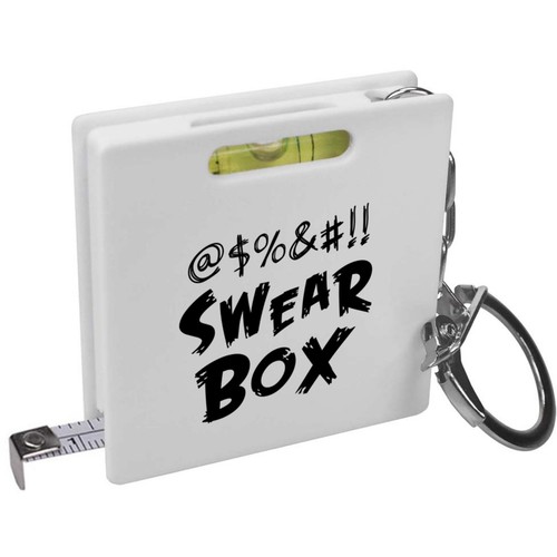 Funny swear box keyring tape - 'funny,