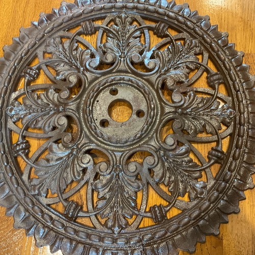 Victorian iron ceiling rose - victorian,